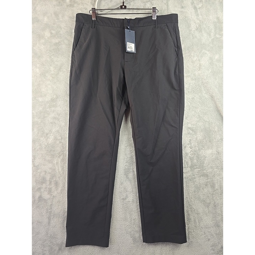 Zachary Prell Pants Chino Mens Size 36x30 Black Stretch Business‎ Casual NWT